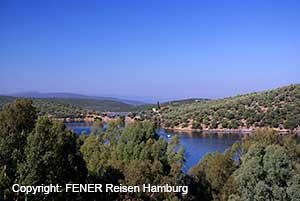 Melina Studio und Appartements Blick vom Balkon vom gro&szlig;en Appartement