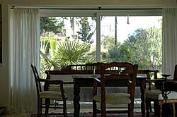 Schöner Eßbereich der Pool Villa