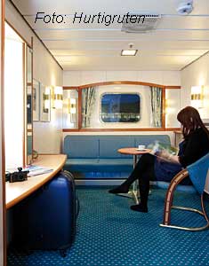 Kabinenbeispiel der Hurtigruten