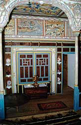 Wand und Deckengem&auml;lde in der Suite 